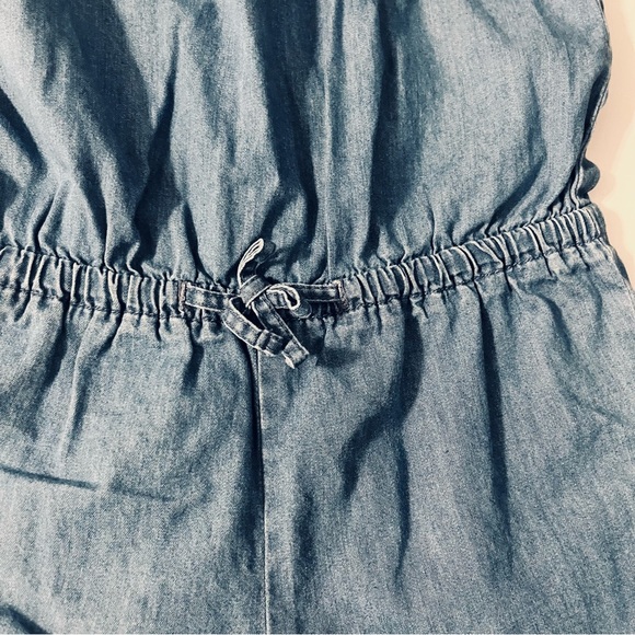 The Children’s Place Soft Denim Shorts Romper With Bottom Snaps Children’s Sz 3T - Picture 4 of 14